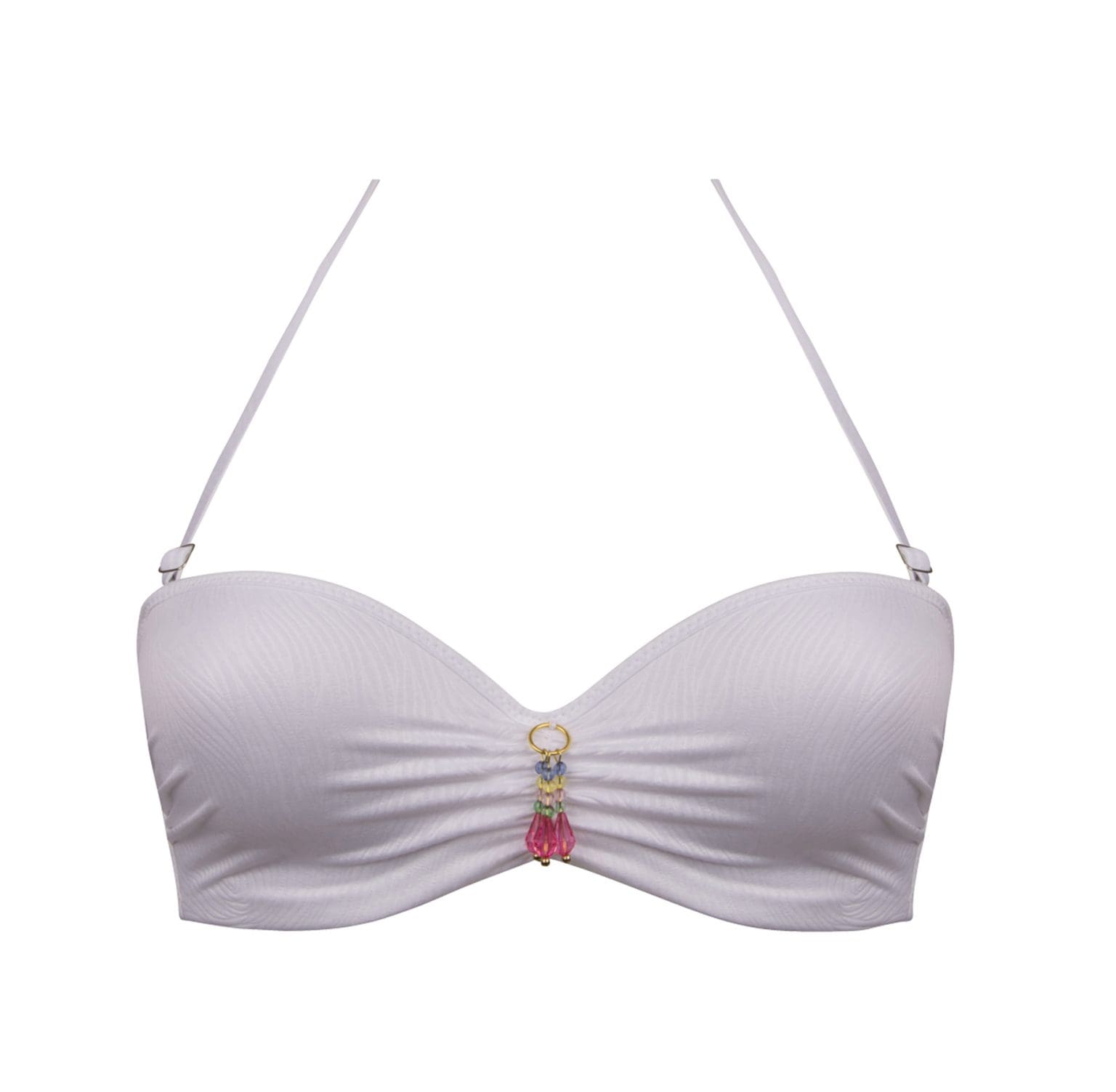 Lise Charmel White Strapless Bikini Top Bare Necessities