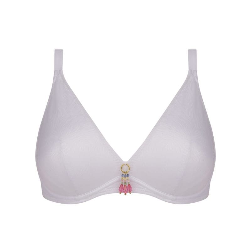 Lise Charmel White Triangle Bikini Top Bare Necessities